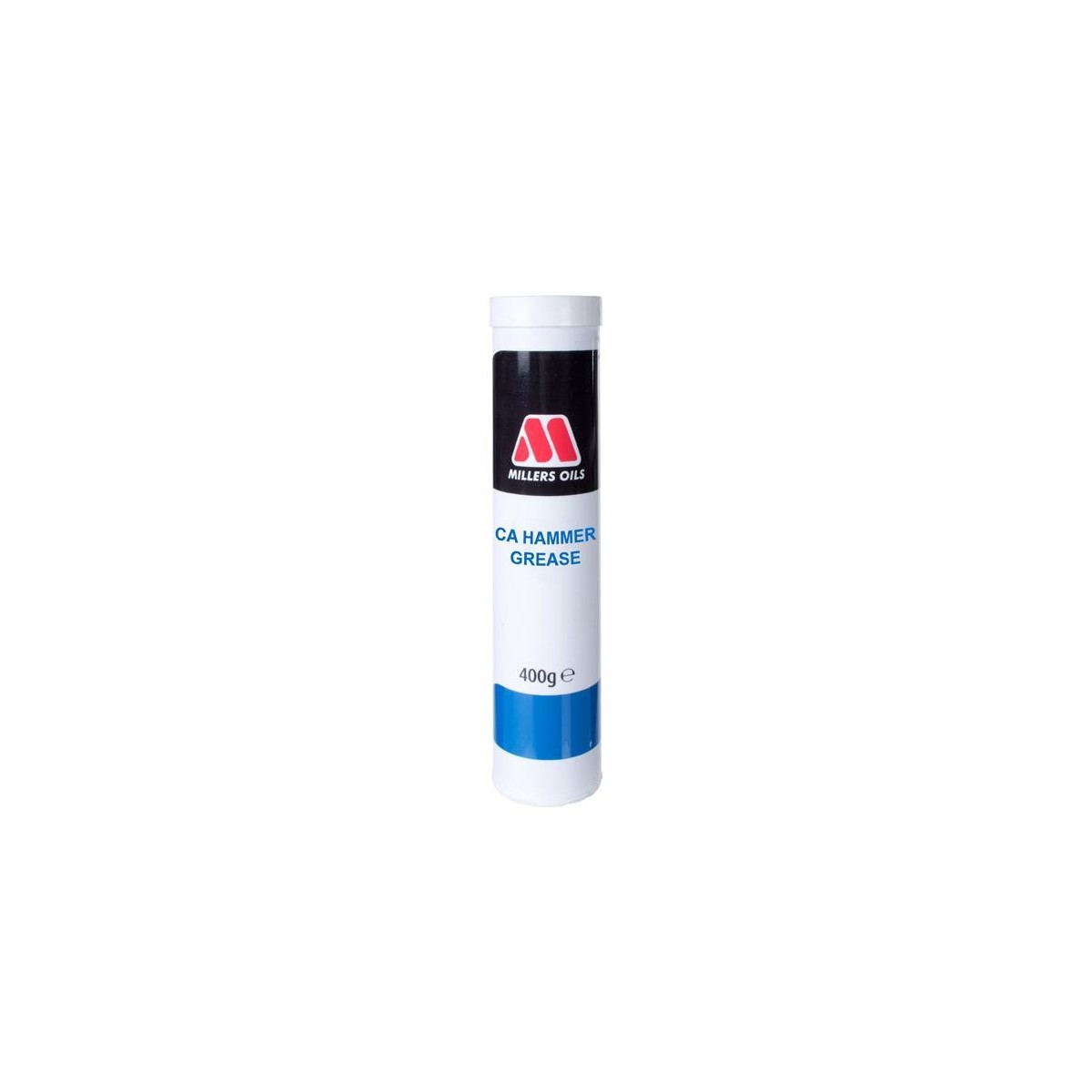 Container of Millers CA Hammer Grease by Millers Oils, 400g, a lubricant and grease for machinery maintenance.