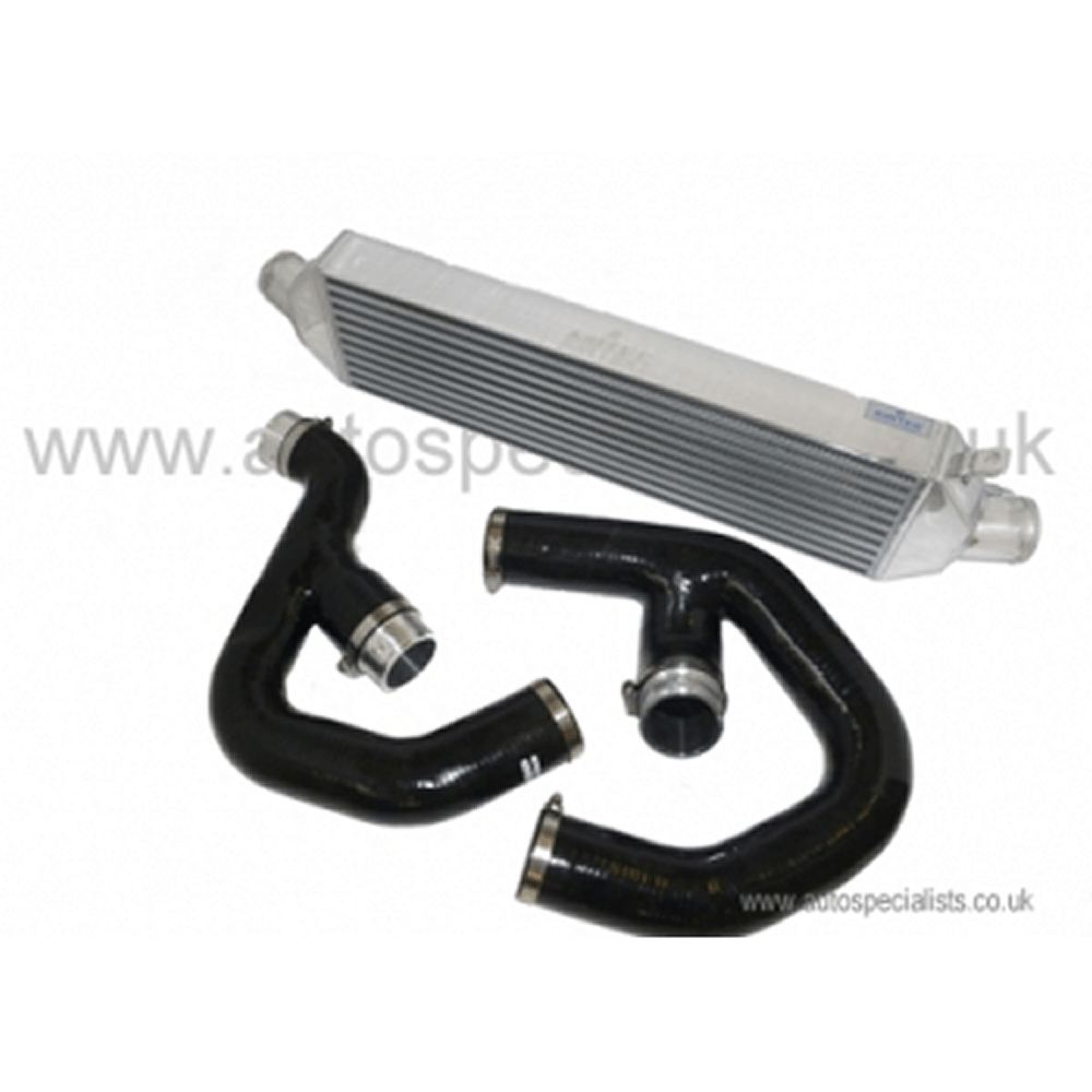 Airtec Motorsport twin-spec intercooler upgrade for Volkswagen Golf GTI MK5/6 2.0 TFSI, showing the sleek intercooler design.