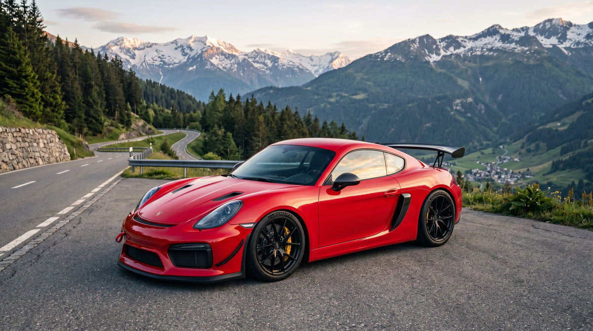 Porsche 718 Cayman GT4 Braking