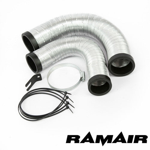 Ramair Mini Cooper 1.3 MPi induction kit with performance foam air filter, showing the filter and intake components.