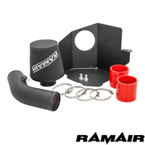 Ramair air filter induction intake kit installed in a Ford Fiesta ST MK8 1.5 Ecoboost engine bay, showcasing the performance upgrade.
