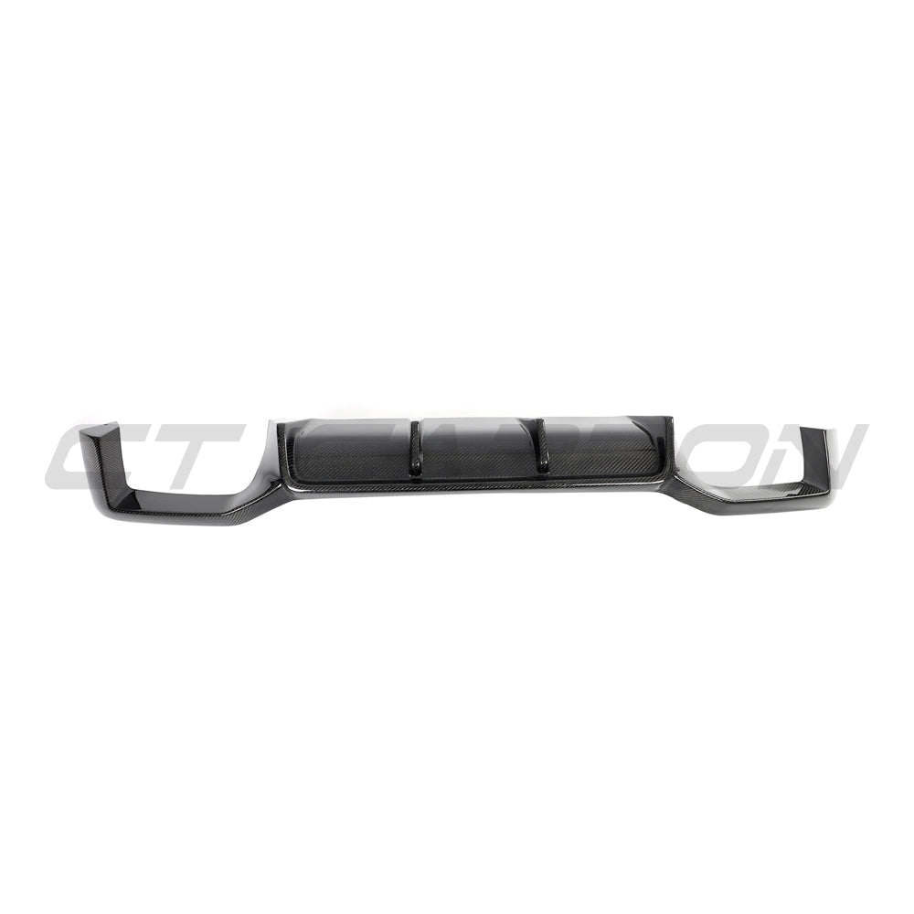 BMW G02 X4 and F98 X4M full carbon fiber kit by CT Carbon, showing detailed carbon fiber components on a sleek vehicle.
