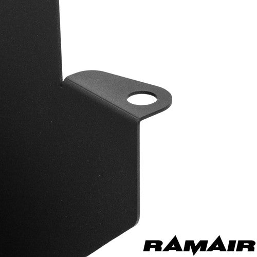 Ramair air filter induction intake kit installed in Ford Fiesta ST MK8 1.5 Ecoboost engine, showcasing the high-performance filter system.