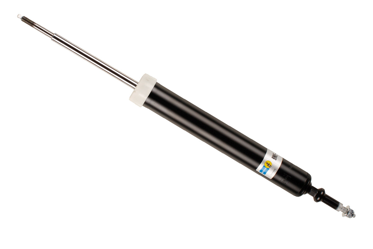 Bilstein B4 rear shock absorber for BMW 1 Series Coupe E82 with sport suspension, showing the shock unit and mounting details.