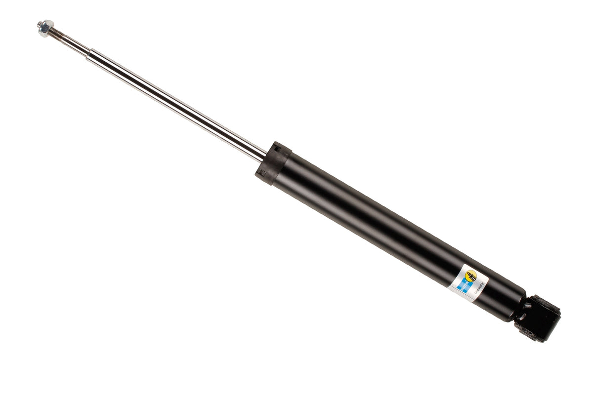 Bilstein B4 rear shock absorber for Volkswagen Eos, showing the sturdy metal body and mounting components.