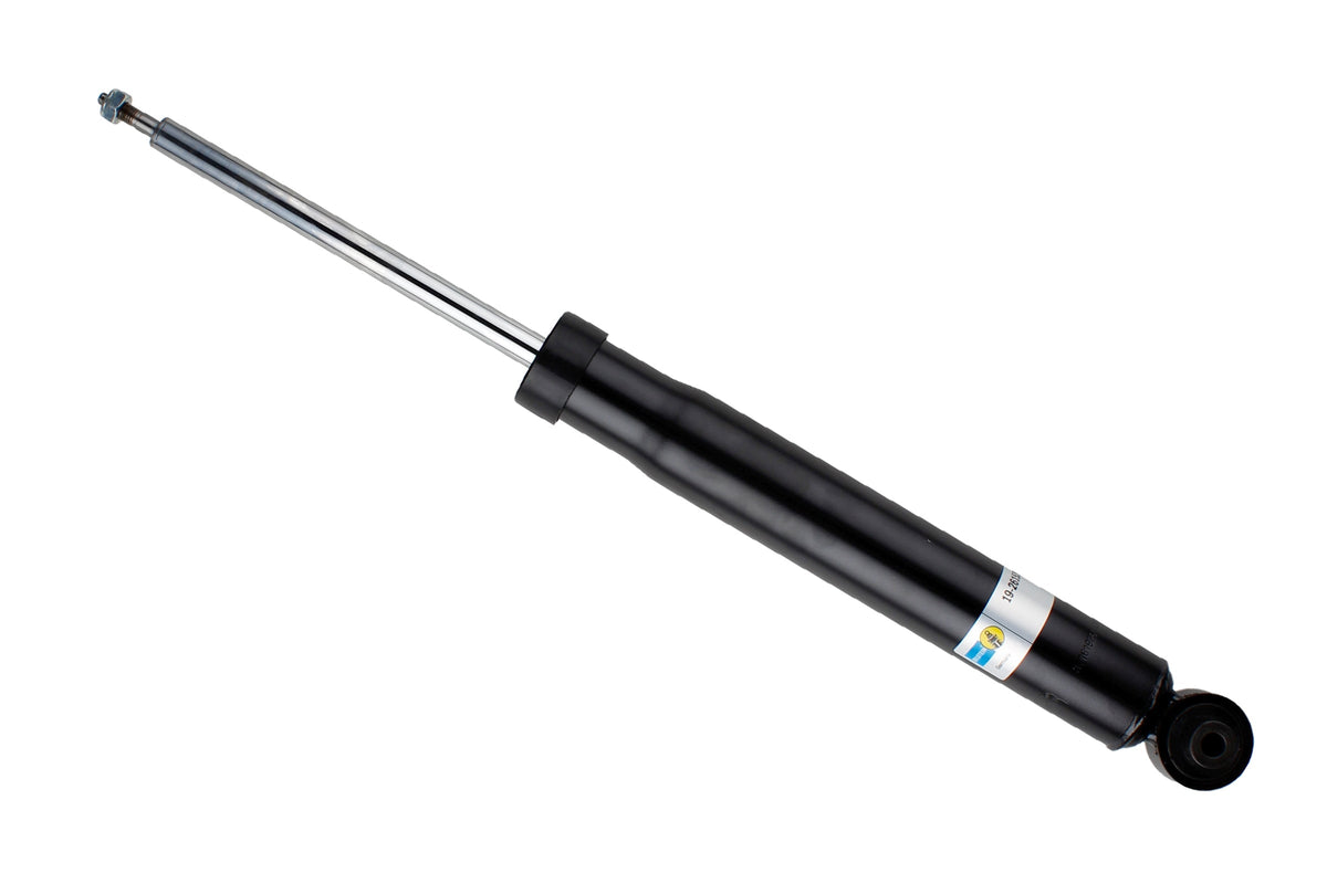 Bilstein B4 rear shock absorber for Audi Q7 (4M) model, showing the metal body and mounting components.