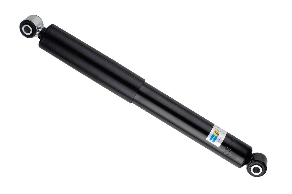 Bilstein B4 rear shock absorber for Volkswagen Crafter with dual rear wheels, model 19-295367, showing metallic shock body.