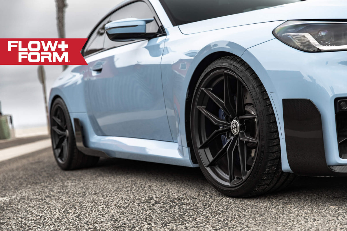 HRE PERFORMANCE WHEELS FF21 alloy wheel with multi-spoke design in a sleek finish, shown close-up view of the wheel.
