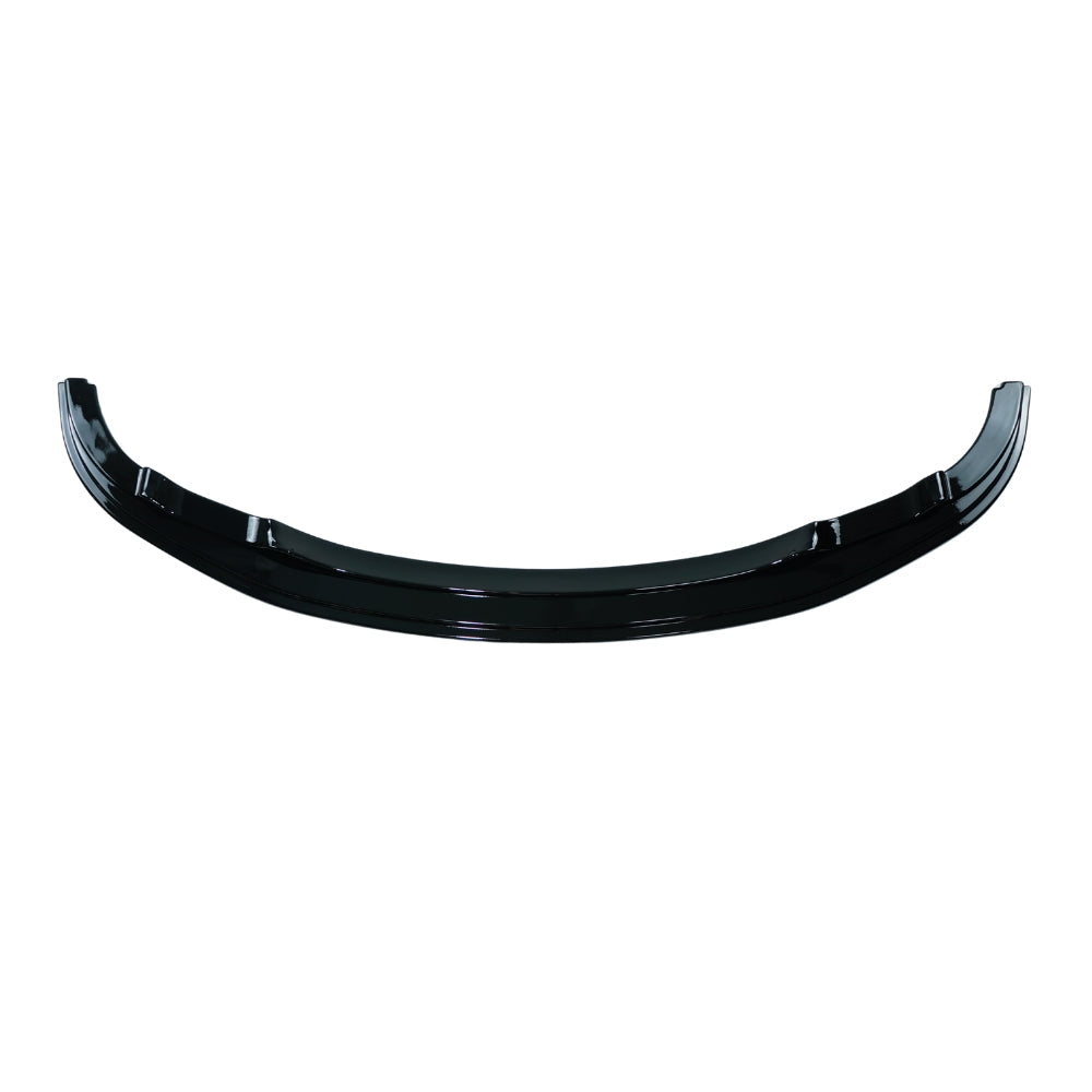 BMW E92/E93 3 Series 2009-2013 LCI GLOSS BLACK Splitter by CT Carbon, showing the sleek, aerodynamic front splitter design.