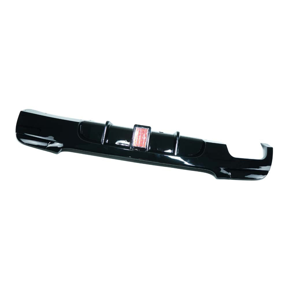 BMW 3 Series E92/E93 2006-2013 gloss black LED diffuser with twin left design, made by CT Carbon for sporty style.