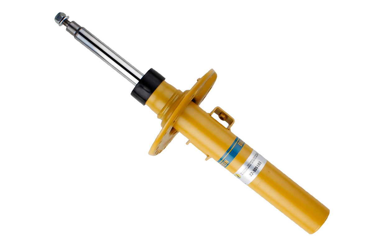 Bilstein B6 front shock absorber for BMW X3 and X4 G01 G02 models, showing the durable shock absorber with mounting components.