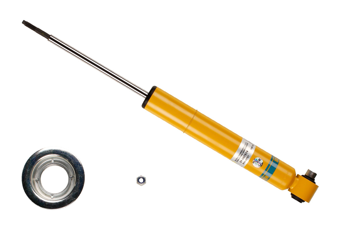 Bilstein B6 rear shock absorber for BMW 7 Series E23, high-performance shock absorber with durable construction and precise handling.