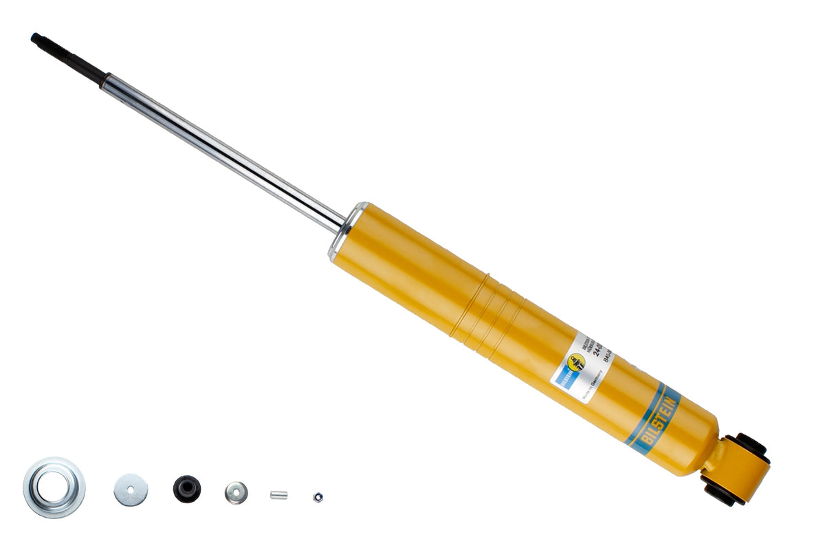 Bilstein B6 rear shock absorber for BMW 6 Series E24 Coupe 630CSi and 633CSi, showing the shock component and mounting details.