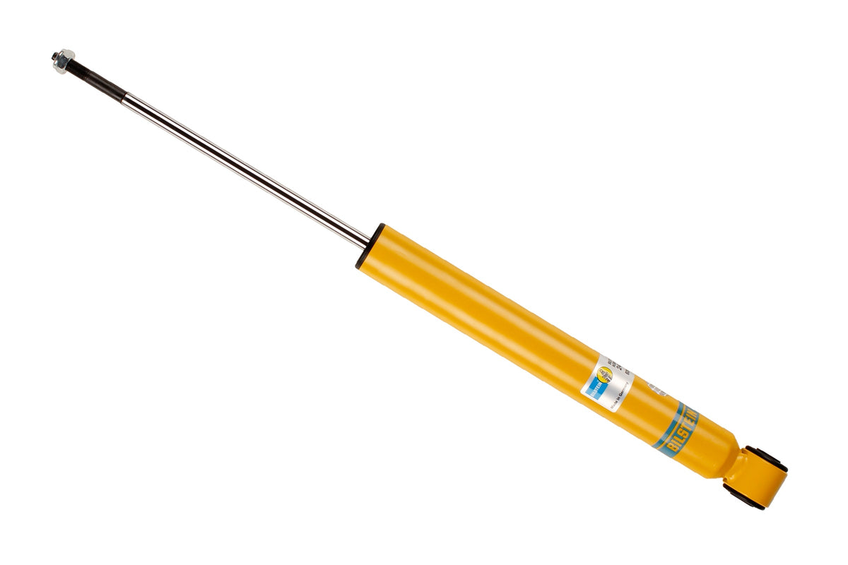 Bilstein B6 rear shock absorber for BMW 3 Series E30/E36 Compact, showing the metal body and mounting components.