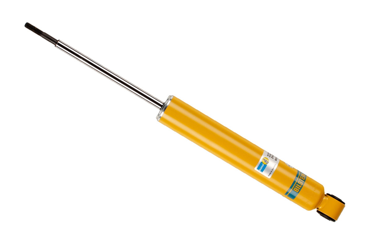 Bilstein B6 rear shock absorber for BMW Z3 E36, showing the durable shock absorber with mounting components.