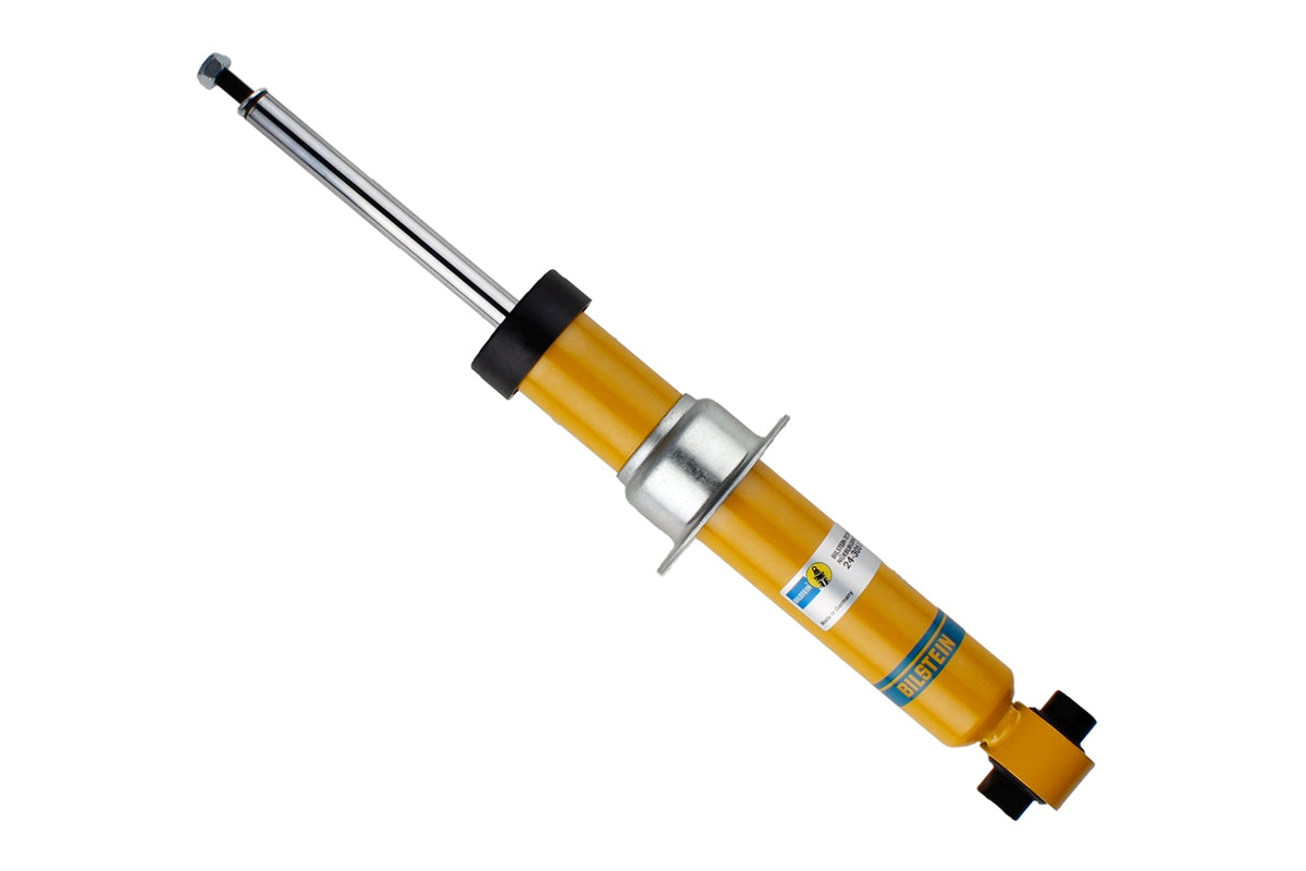 Bilstein B6 rear shock absorber for BMW X3 G01, showcasing the durable suspension component with metal and rubber parts.