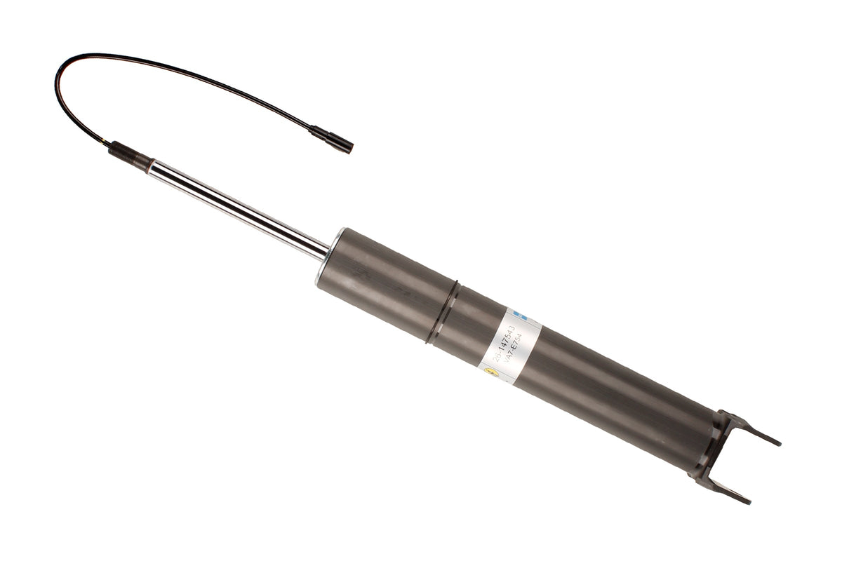 Bilstein B4 Damptronic rear shock absorber for Porsche 911 997, showing the shock unit with mounting components.