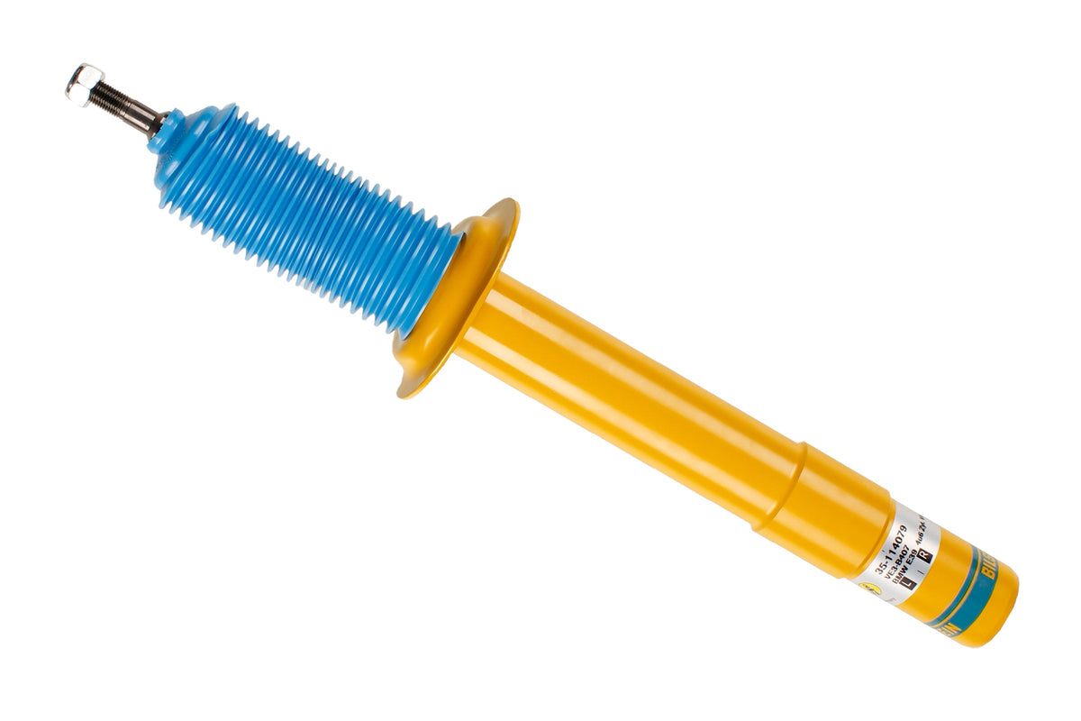Bilstein B8 shock absorber for BMW 5 Series E39, showing the durable metal body and mounting components.