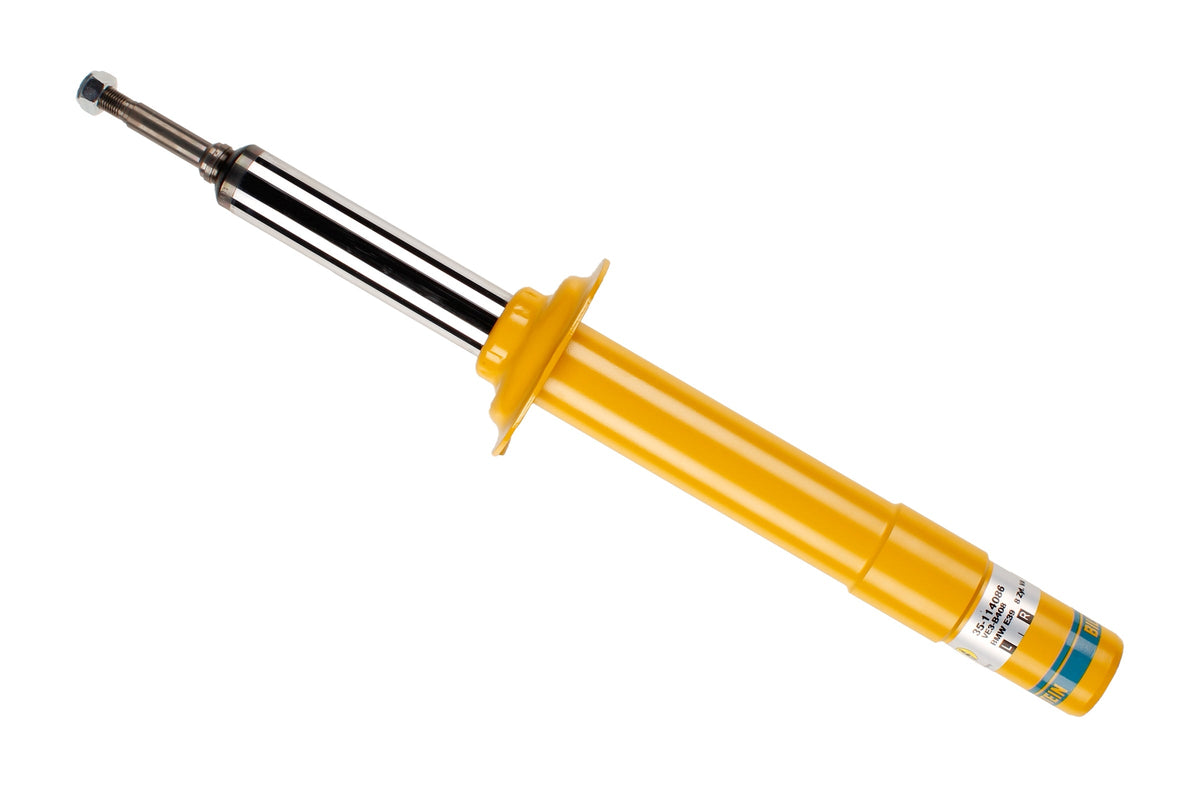 Bilstein B6 shock absorber for BMW 5 Series E39, showing the durable metal body and mounting components.