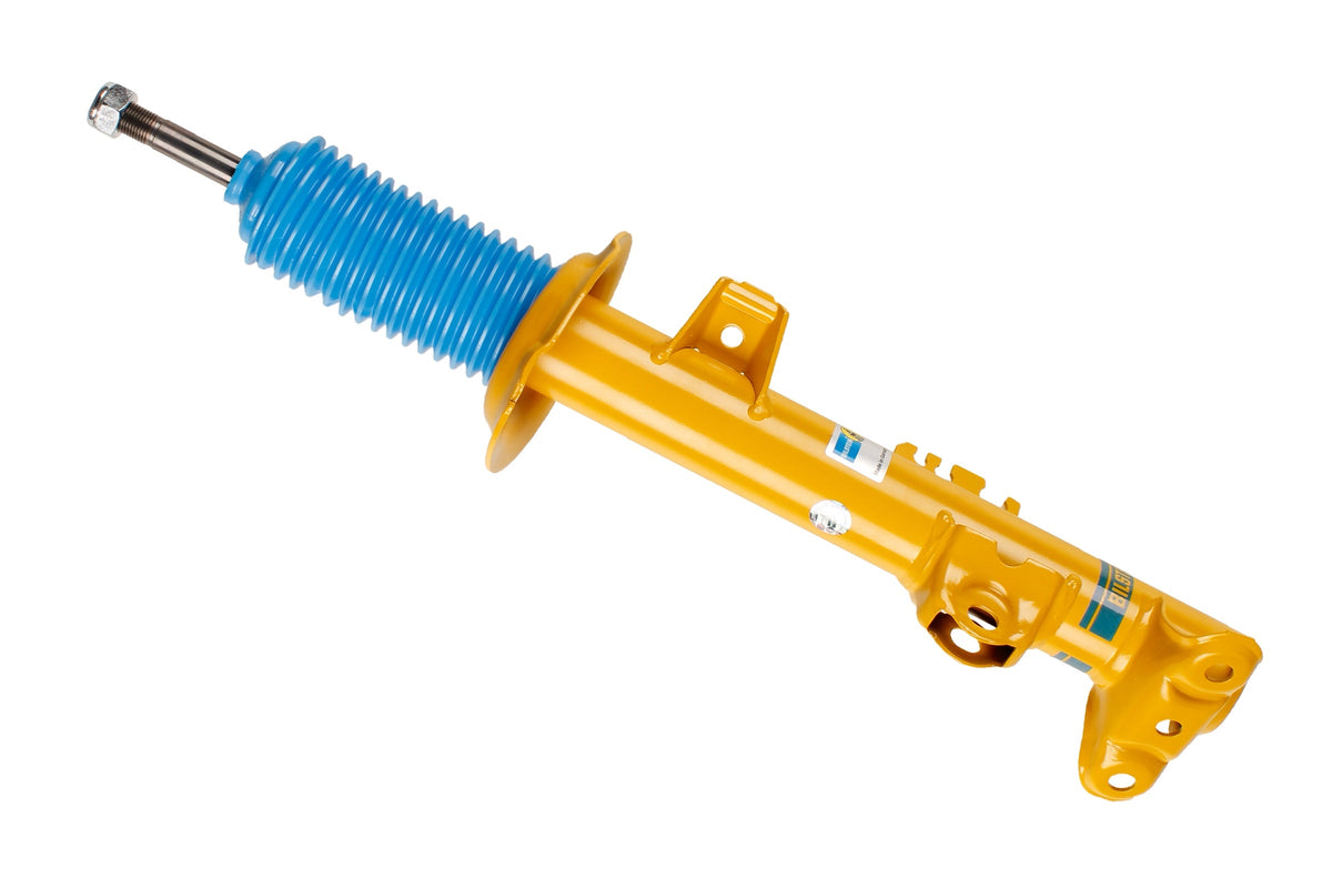 Bilstein B6 shock absorber for BMW Z4 E85, showing the metal body and mounting components of the suspension part.