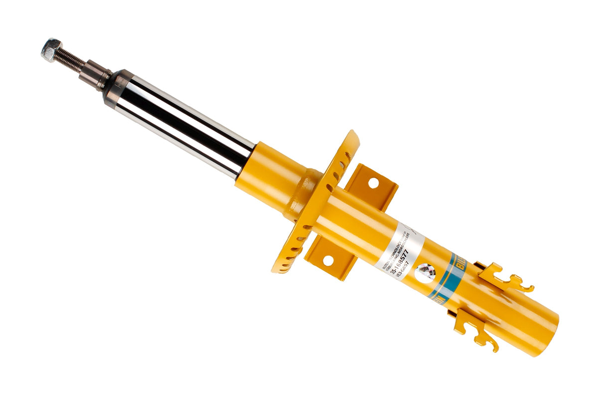 Bilstein B8 shock absorber for Volkswagen Polo 6R, showing the durable shock absorber with mounting components.
