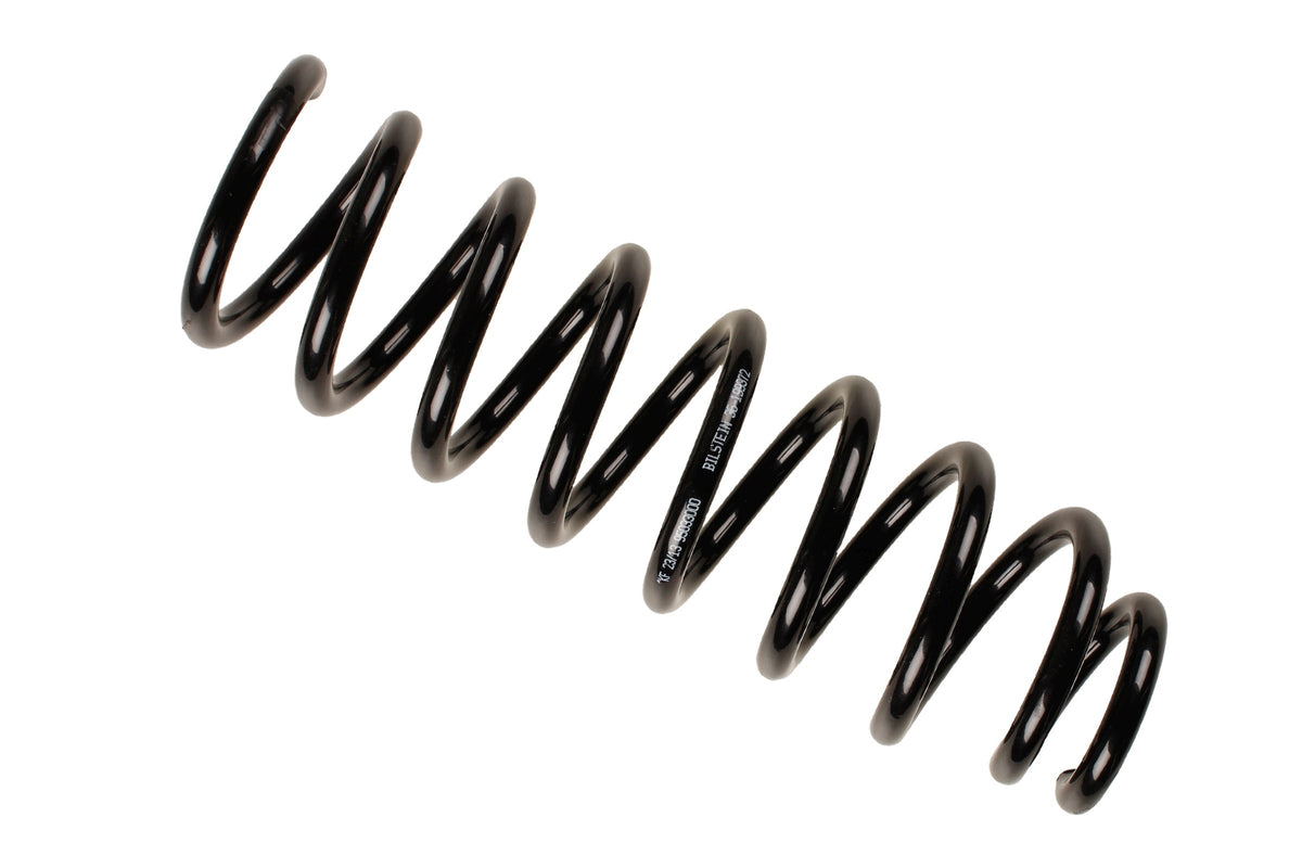 Bilstein B3 OE replacement coil spring for Volkswagen Touareg, model BJ03 02, part number 36-199372, shown in the image.