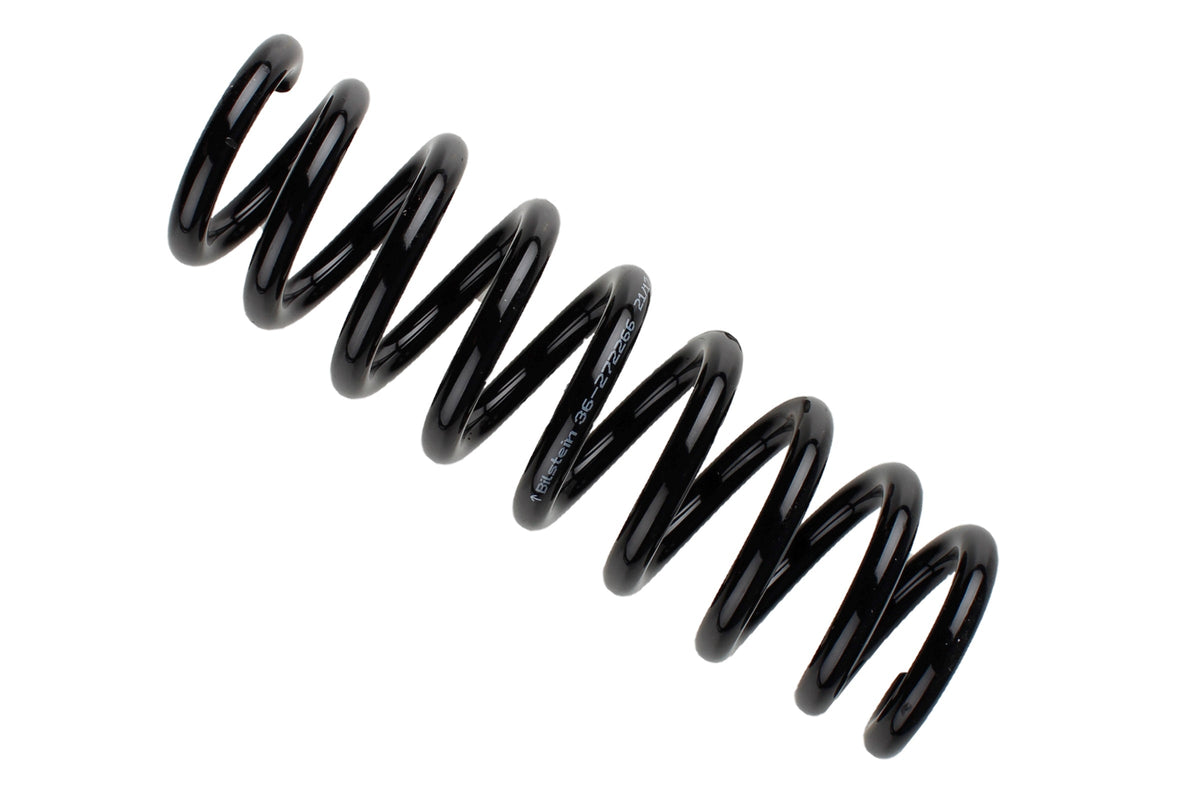 Bilstein B3 OE Replacement Coil Spring for BMW 3 Series E91, part number 36-272266, showing a close-up of the spring.