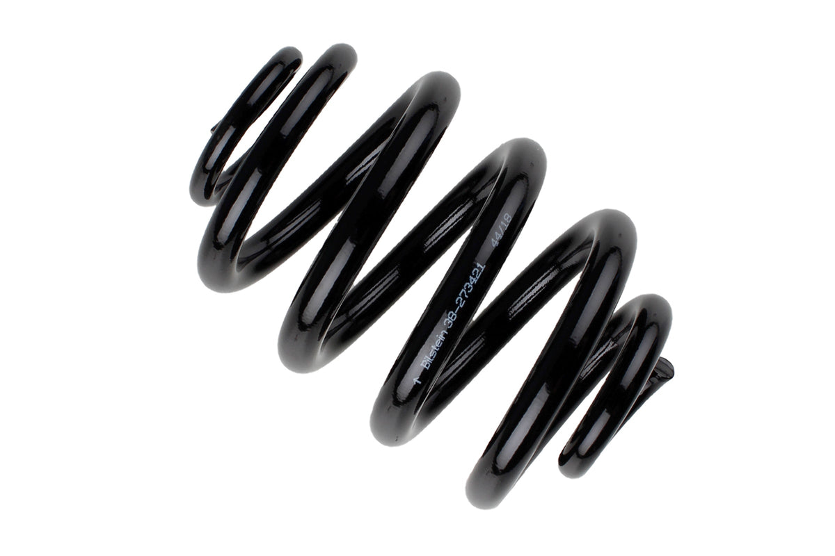 Bilstein B3 rear coil spring for Volkswagen Transporter T5, part number 38-273421, shown on a coil spring for vehicle suspension.