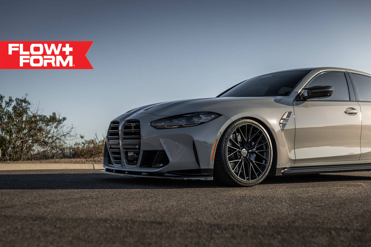 HRE PERFORMANCE WHEELS FF28 alloy wheel with a multi-spoke design, featuring a polished finish and intricate detailing.