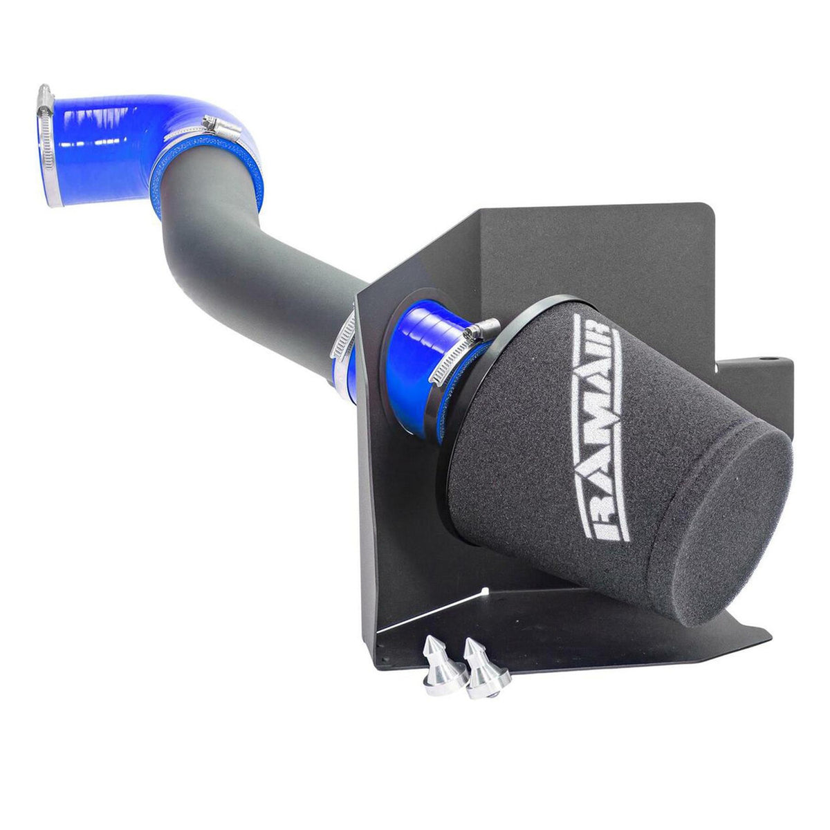 Ramair induction kit installed in a Ford Fiesta MK8 1.0 Ecoboost engine bay, showcasing the air intake components.