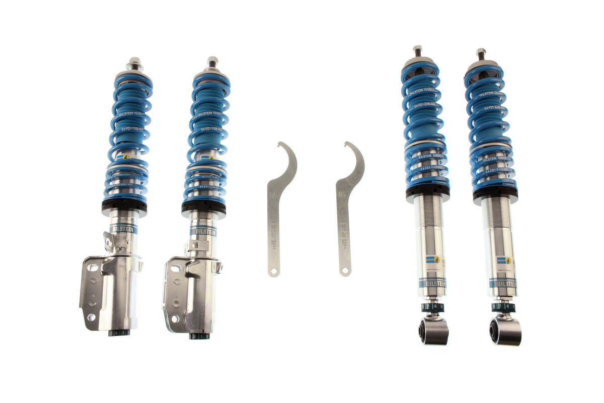 Bilstein B16 suspension coilover kit for Porsche 911 (964), showing adjustable shock absorbers and coil springs.