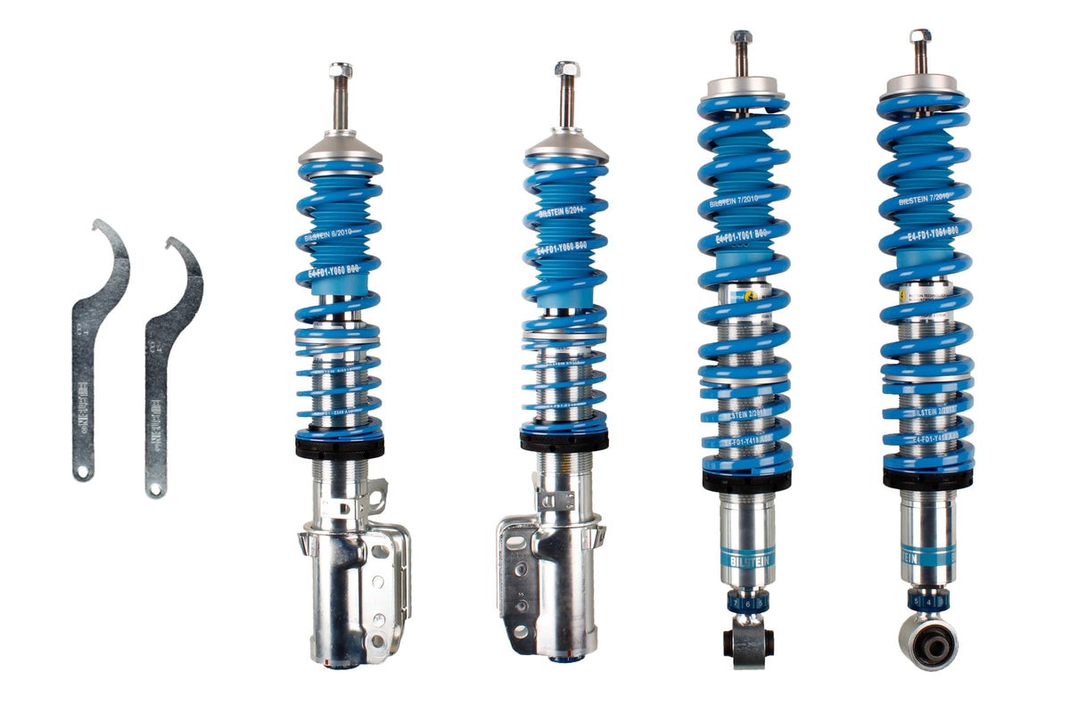 Bilstein B16 coilover suspension kit for Porsche 964 RS, featuring adjustable shocks and high-performance suspension components.