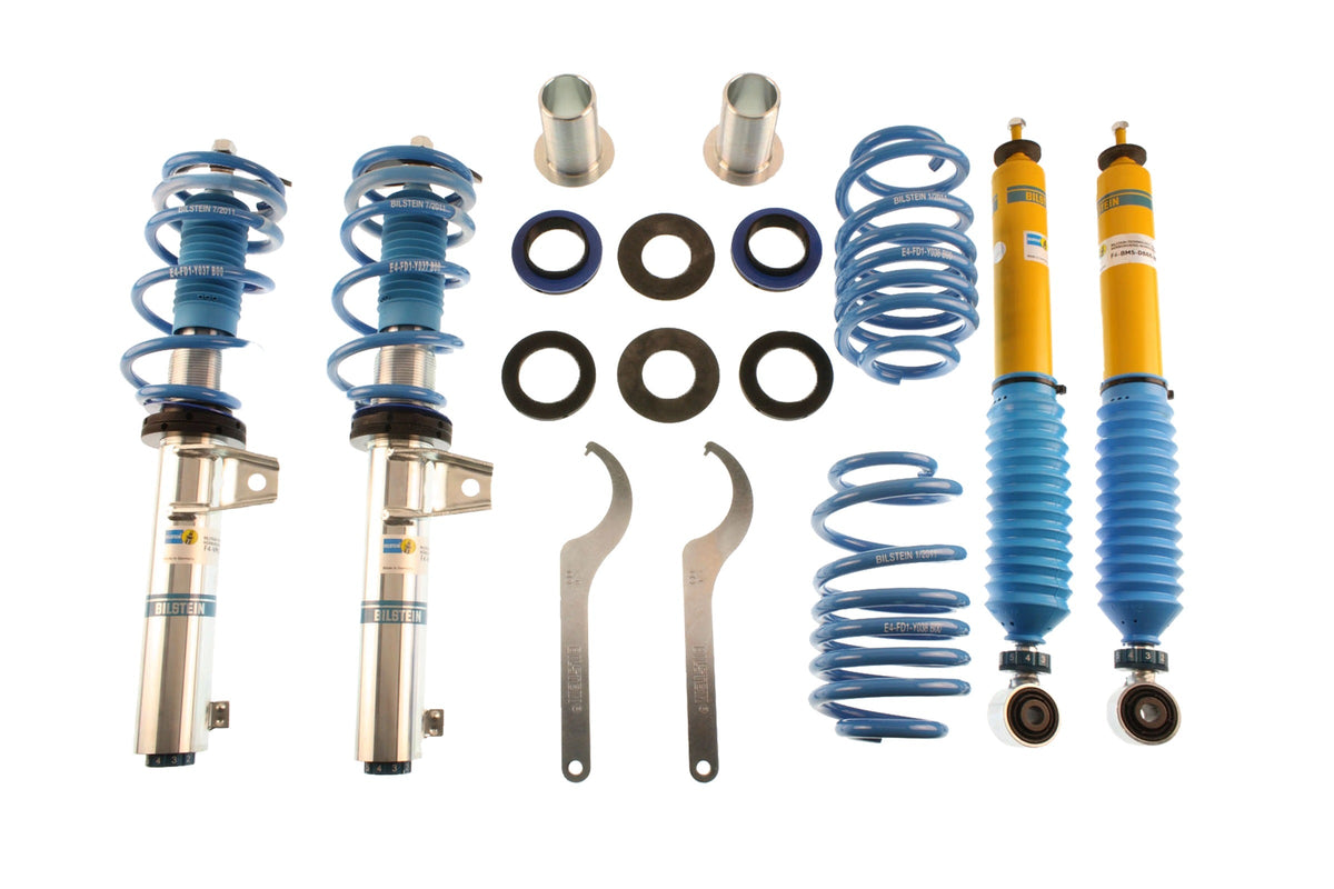 Bilstein B16 PSS10 coilover suspension kit for Audi TT (8J), featuring adjustable shock absorbers and sporty ride setup.