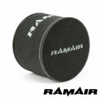 Ramair Performance Foam Air Filter and Heat Shield Induction Kit installed in a BMW E46 3 Series 330 Challenge engine bay.