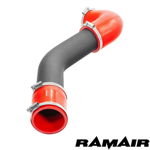 Ramair induction kit installed in a Ford Fiesta MK8 1.0 Ecoboost engine bay, showcasing the high-performance air intake system.
