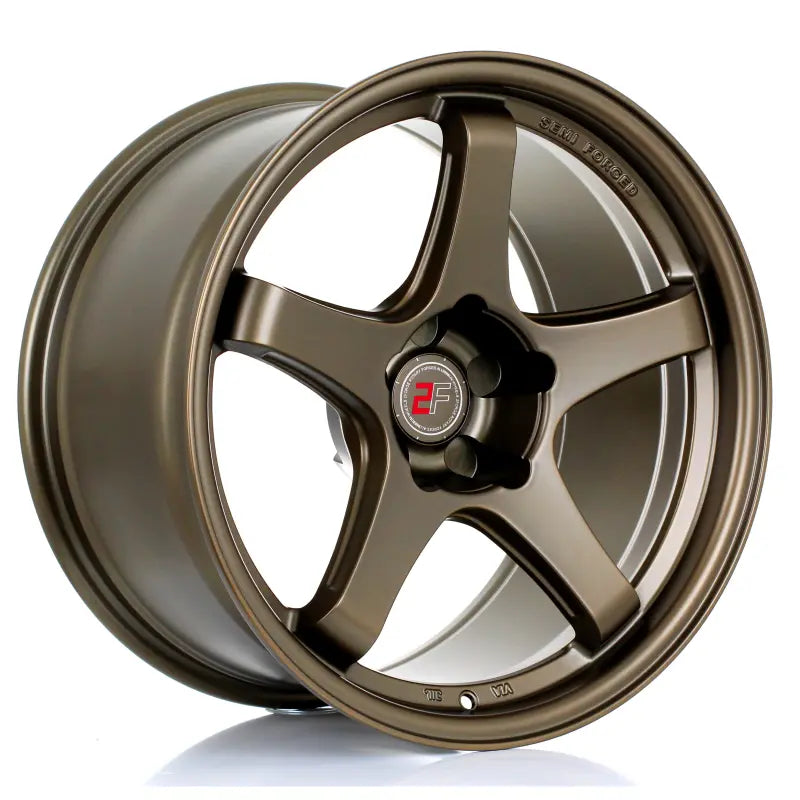 2Forge ZF7 semi-forged wheels featuring a sleek finish and multi-spoke design for stylish vehicle enhancement.