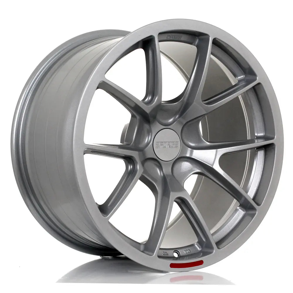 2Forge ZF9 semi-forged wheels with a glossy finish, showcasing the new style design and detailed spoke pattern.