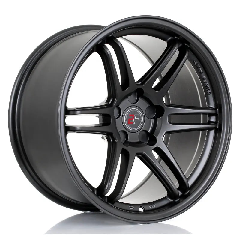 2Forge ZF5 semi-forged wheels with a sleek finish, showcasing their stylish design and durable construction for vehicles.