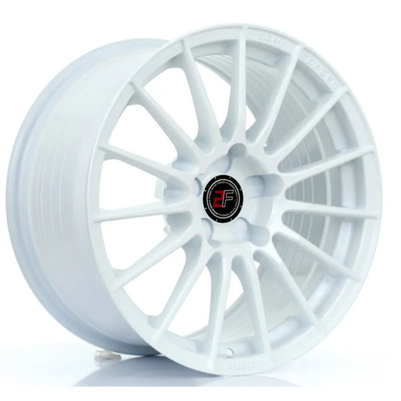 2Forge ZF1 semi-forged wheels with a sleek finish, showcasing their modern, lightweight design for enhanced vehicle performance.