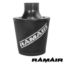 Ramair induction kit installed in a Ford Fiesta MK8 1.0 Ecoboost engine bay, showcasing the high-performance air intake component.