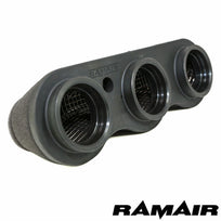 Ramair Triumph Rocket 3 air filter induction kit with high-performance air filters and intake components.