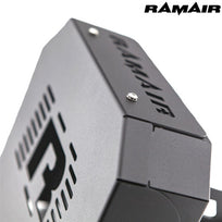 Ramair Ford Focus ST 225 red performance induction kit with ECU holder, featuring air intake components and vibrant red accents.