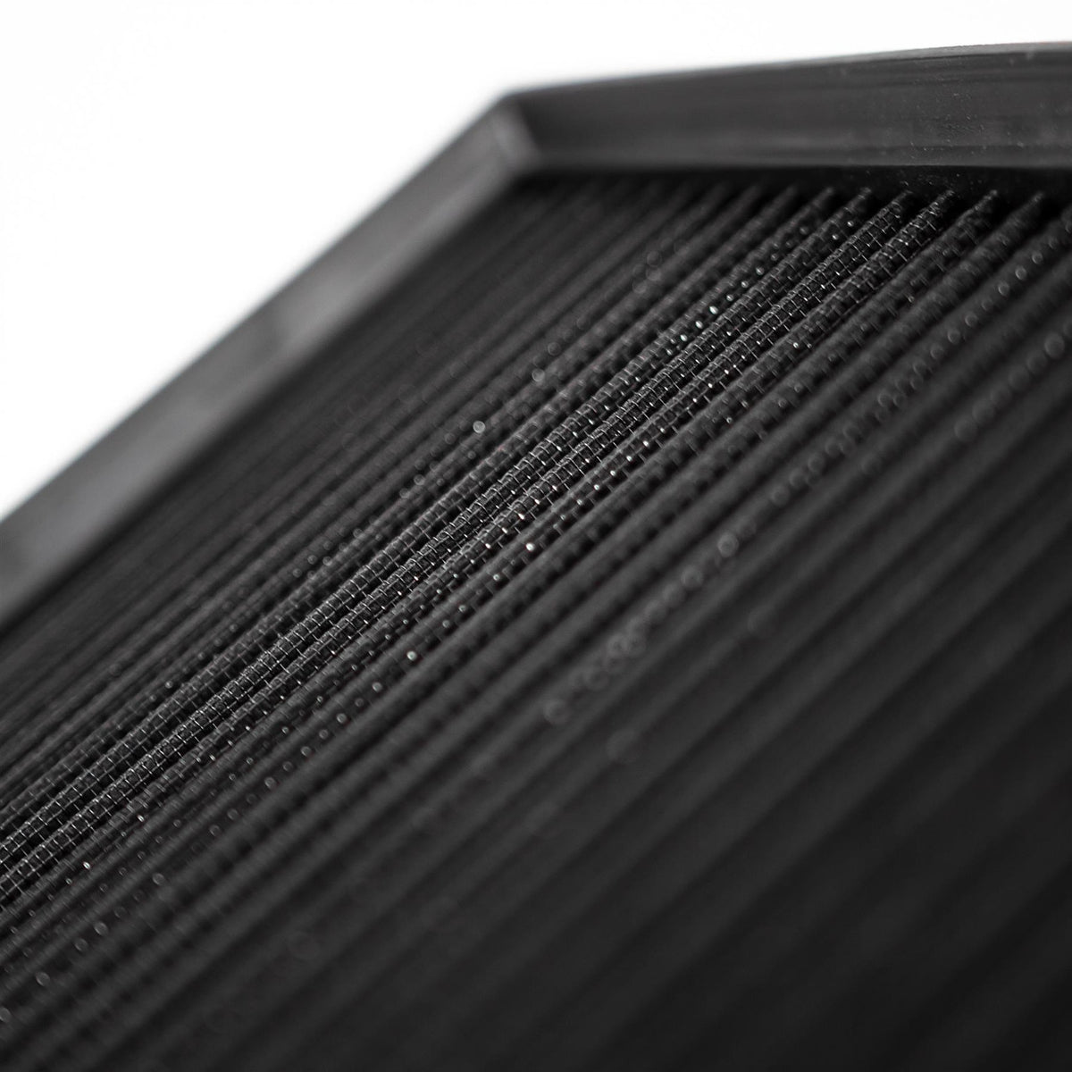 Ramair PPF-1721 replacement pleated panel air filter for Audi A4, S4, RS4 B6/B7 models, showing the filter's pleated design.
