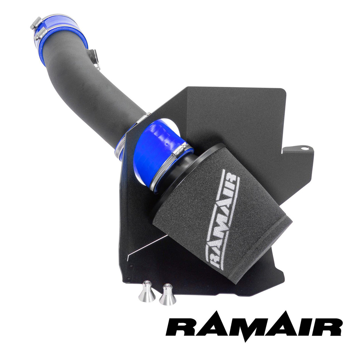 Ramair air filter induction intake kit for Ford Fiesta ST MK8 1.5 Ecoboost, showing the black intake filter and tubing.