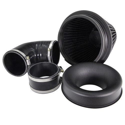Ramair PRORAM Focus ST 225 induction kit with air filter and piping, designed for improved engine airflow.