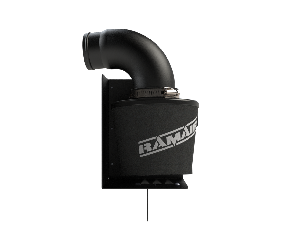 Ramair air filter induction kit for Renault Megane 2 2.0 RS, showing the high-performance air filter and intake components.