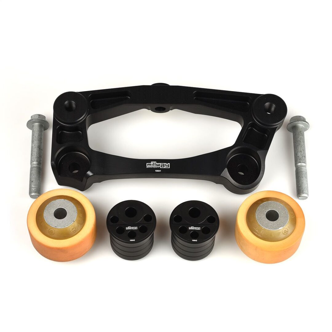 Millway Motorsport dual mount differential lift kit for BMW F8X M2/M2C/M3/M4, street version, showing the differential mounts.