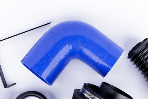 Ramair Proram induction kit with blue hoses for VW MK5 R32, showcasing the high-performance air intake components.