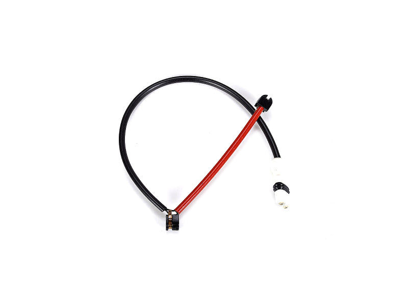 Genuine Porsche brake pad wear sensor for Porsche 996 GT3 Mk2, showing the sensor with wiring and connector.