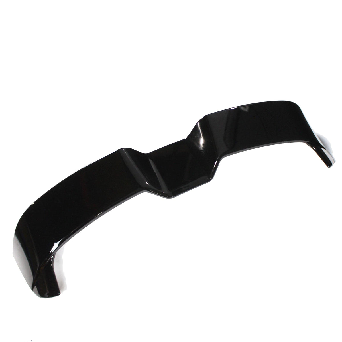Gloss black CT Carbon spoiler for Audi A3/S3 8Y Sportback 5-door, shown installed on the vehicle's rear hatch.